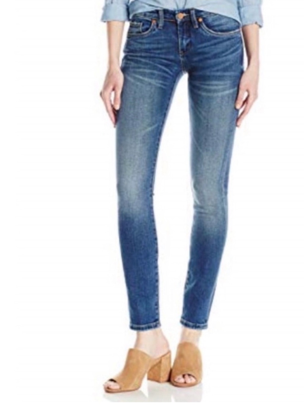 BlankNYC Mid Rise Skinny Classique Jeans 28